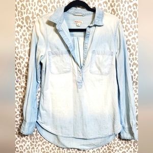 Long Sleeve Jean Shirt